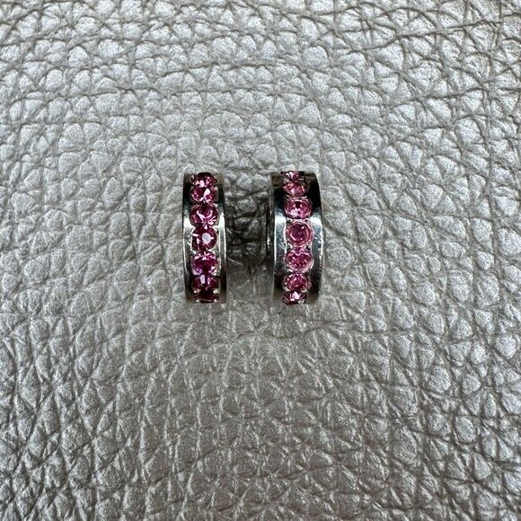 Helzberg Diamonds - Pink Crystal Stoppers Qty 2 - Picture 1 of 3